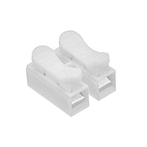 uxcell CH2 Spring Wire Connectors Quick Cable Connector Terminal Barrier Block 100pcs
