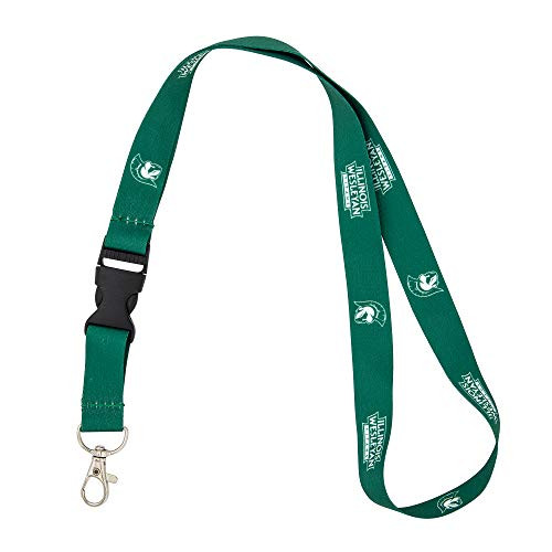 Illinois Wesleyan University IWU Titans NCAA Car Keys ID Badge Holder Lanyard Keychain Detachable Breakaway Snap Buckle