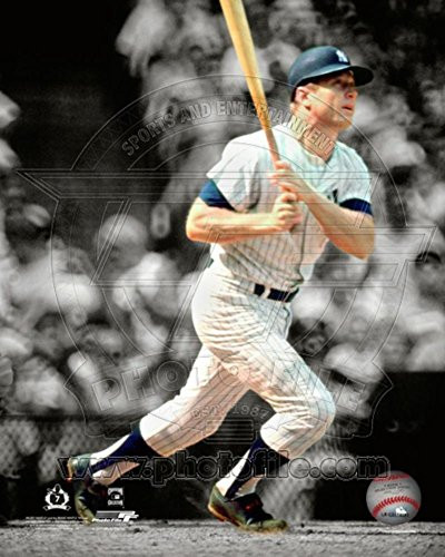 Mickey Mantle Spotlight Action Photo 8 x 10in