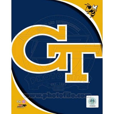 8x10 Georgia Tech Yellow Jackets Team Logo Glossy Photograph
