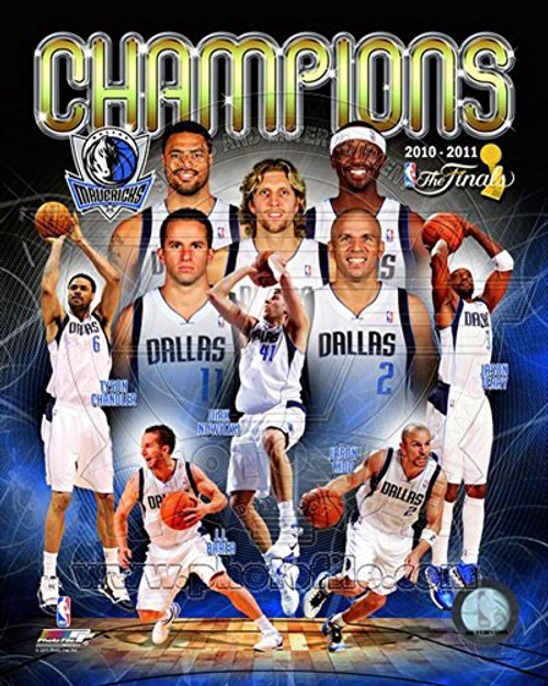 Dallas Mavericks 2011 NBA Finals Championship Composite Photo 8 x 10in Dallas Mavericks 2011 NBA Finals Championship Composite Photo 8 x 10in