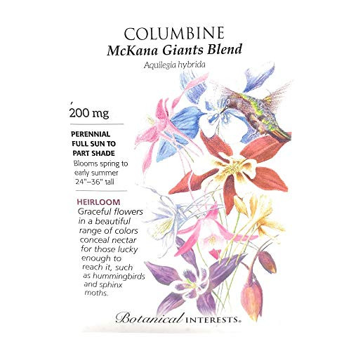 Botanical Interests Seed Columbine Mckana Giants Blend