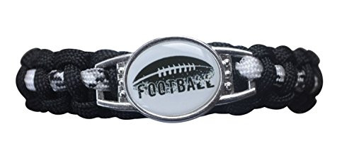 Infinity Collection Boys Football Bracelet Adjustable Football Paracord Bracelets for Kids-Perfect Football Player Gift Infinity Collection Boys Football Bracelet Adjustable Football Paracord Bracelets for Kids-Perfect Football Player Gift