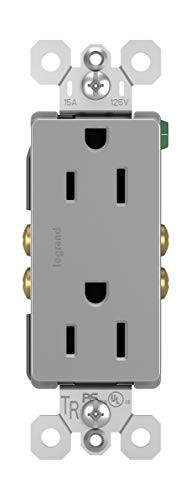 Legrand - Pass & Seymour 885TRGRY Pass and Seymour 885-Trgry 15A 125V Duplex Receptacle