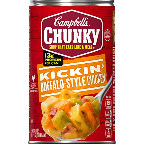 Campbells Chunky Kickin Buffalo-Style Chicken Soup 18_8 oz_ Can Campbells Chunky Kickin Buffalo-Style Chicken Soup 18_8 oz_ Can
