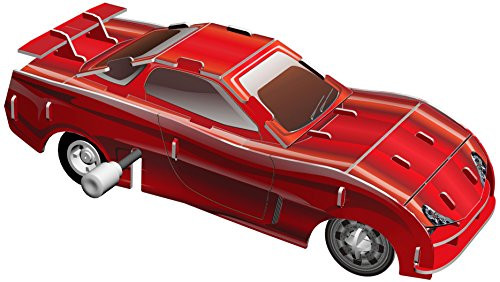 Smithsonian Mini 4" Sports Car 3D Build & Play Motorized Puzzle