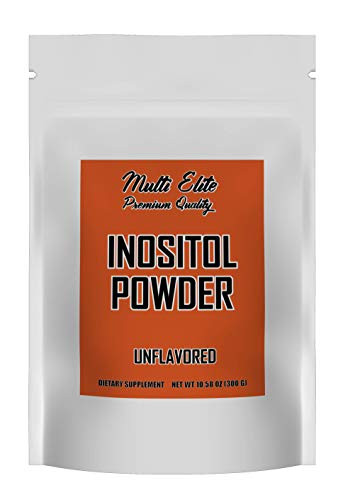 Inositol Powder PCOS Supplement Pure Myo Inositol Form 300 Gram Bag by Multi Elite Premium Quality_