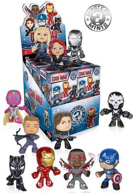 Funko Mystery Mini: Captain America 3: Civil War One Mystery Figure Funko Mystery Mini: Captain America 3: Civil War One Mystery Figure