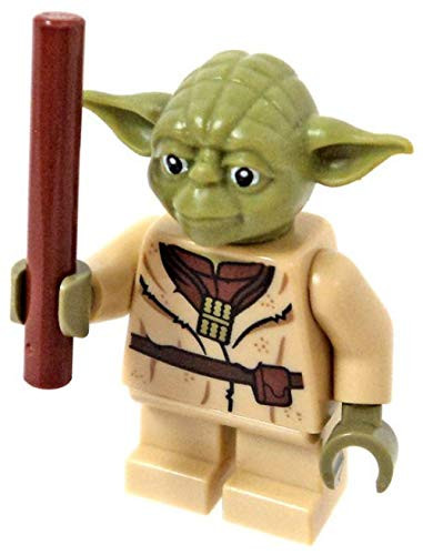 LEGO Star Wars Minifigure from Yoda's Hut - Yoda with Staff (75208)