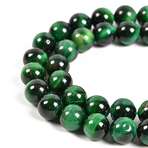 Nancybeads Natural Gemstone Round Spacer Loose Beads for Jewelry Making 15_5 1 Strand 6mm 8mm Green Tigers Eye 8mm 45Beads Nancybeads Natural Gemstone Round Spacer Loose Beads for Jewelry Making 15_5 1 Strand 6mm 8mm Green Tigers Eye 8mm 45Beads