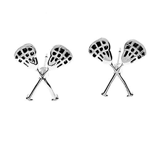 Sportybella Lacrosse Stick Earrings Lax Jewelry for Lacrosse Players   Coaches