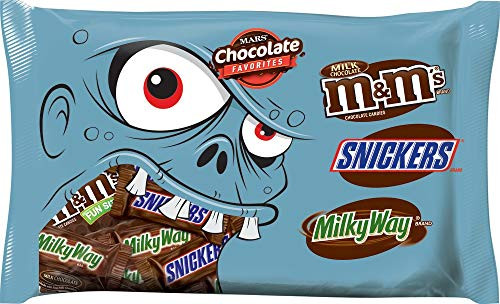 Mars 1 Bag Chocolate Favorites Halloween Candy Assortment - Milk Chocolate M Ms Snickers Milky Way - Net Wt_ 10_01 oz