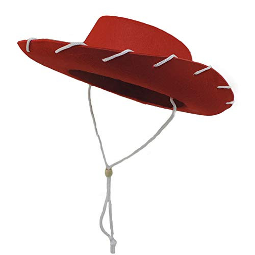 Childrens Western Woody Style Kids Cowboy Ranch Hat 20 Red
