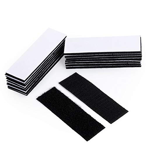 Heavy Duty Hook and Loop Tape Strips with Adhesive12 PCS Sticky Back Fastener Pads Double-Side Tape Industrial Strength Fastener Interlocking Mounting Tape for Home Office Use 3_9 x 1_2 Inch Heavy Duty Hook and Loop Tape Strips with Adhesive12 PCS Sticky Back Fastener Pads Double-Side Tape Industrial Strength Fastener Interlocking Mounting Tape for Home Office Use 3_9 x 1_2 Inch