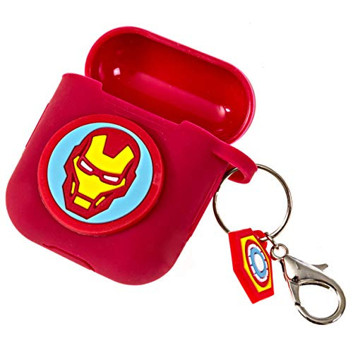 Marvel Iron Man AirPods Case Cover for Apple Airpods Compatible with Apple AirPods 1   2 Charging Case