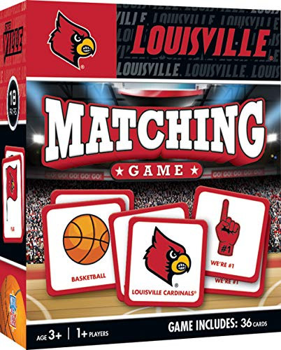 MasterPieces NCAA Louisville Cardinals Matching Game For Ages 3