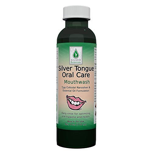 Silver Tongue Oral Care - All Natural Colloidal Silver Mouthwash 4 oz_