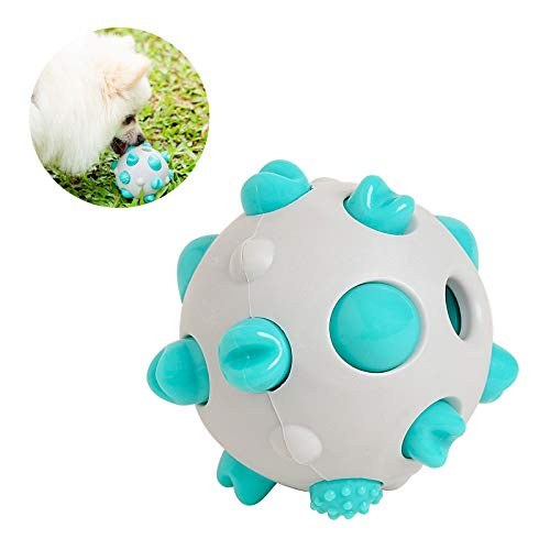 Qucey Dog Chew Ball Toys Dog Toys Large Breed for Aggressive Chewers Indestructible Dog Toothbrush Teething Toys for Medium Large Dogs