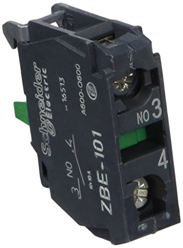 SCHNEIDER ELECTRIC ZBE101 CONTACT BLOCK 1NO 6A SCREWCLAMP