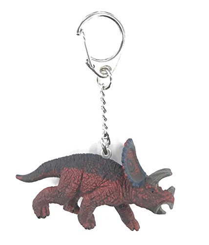 Schleich Triceratops Dinosaur Key Chain Figure