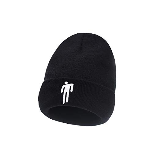 Black Winter Beanie Knit Hats for Women   Men Stretchy Warm Knit Embroidered Logo Beanie Cap Daily Slouchy Ribbed Toboggan Cap Black Winter Beanie Knit Hats for Women   Men Stretchy Warm Knit Embroidered Logo Beanie Cap Daily Slouchy Ribbed Toboggan Cap