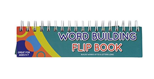 Word Building Flip Book for Children - Word Builder Flash Cards, Spelling Activity for Learning the Alphabet and Building Vocabulary, 9.15 x 2.75 Inches