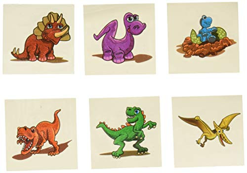 U_S_ Toy Lot of 144 Assorted Dinosaur Theme Temporary Tattoos