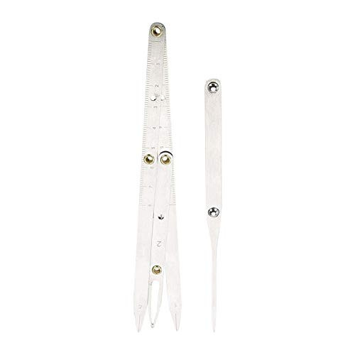 Conlense Eyebrow Ruler Microblading Caliper Ratio Eyebrow Measure Ruler Permanent Makeup Stencil Measuring Tool