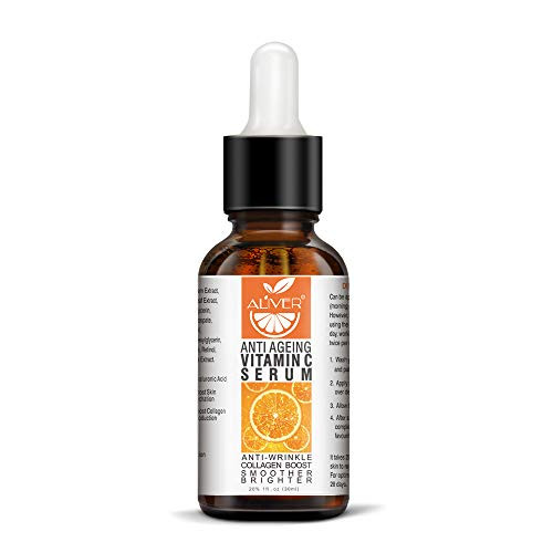 Vitamin C Serum For Face High Strength Anti Aging Anti Wrinkle Face Serum -Boosts Collagen Helps Erase Fine Lines Brighten Hydrate 30ml Vitamin C Serum For Face High Strength Anti Aging Anti Wrinkle Face Serum -Boosts Collagen Helps Erase Fine Lines Brighten Hydrate 30ml