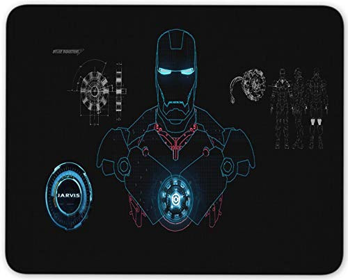 Iron Man Mouse Pad Non Slip Rubber Mousepad Gaming Office Rectangle Mouse Mat