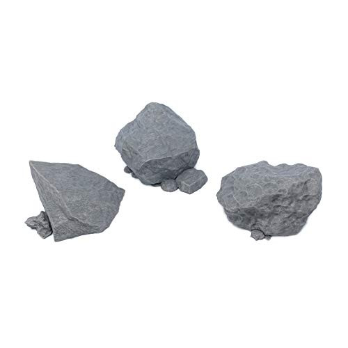 Sharp Rock Formations 3D Printed Tabletop RPG Scenery and Wargame Terrain for 28mm Miniatures