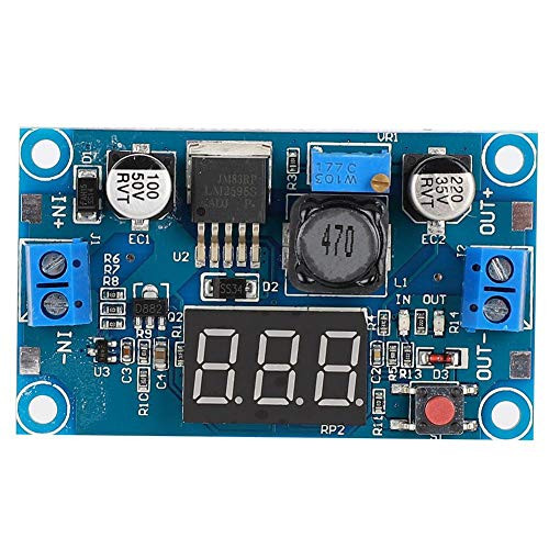 LM2596 DC-DC 4~40V Adjustable Converter Module Voltage Step Down Regulator Power Module with Voltmeter
