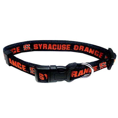 Pets First Collegiate Pet Accessories Dog Collar Syracuse Orange Medium