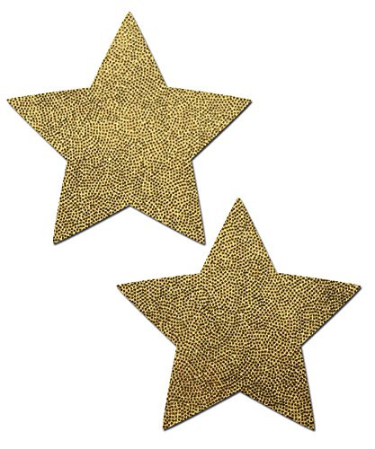Liquid Gold Star Nipple Pasties by Pastease os