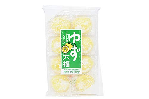 Japanese Mochi Fruits Daifuku Rice Cake - Yuzu Flavor Japanese Mochi Fruits Daifuku Rice Cake - Yuzu Flavor