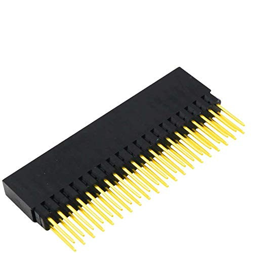 2x20-pin40Pin Extra Tall Female Stacking Header for Raspberry Pi A Pi Model B Pi 2 3 4B with Acrylic Base