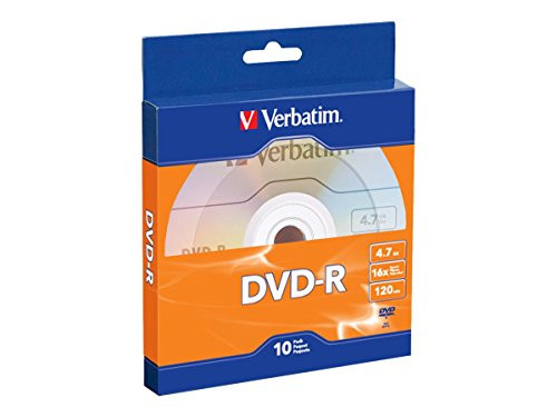 Verbatim DVD-R 4.7GB 16x Recordable Media Disc - 10 Disc Box