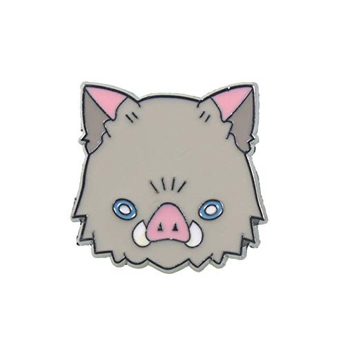 Demon Slayer Kimetsu no Yaiba Alloy Metal Keychain Kamado Tanjirou Nezuko Key Ring Christmas Gift Inosuke Pin