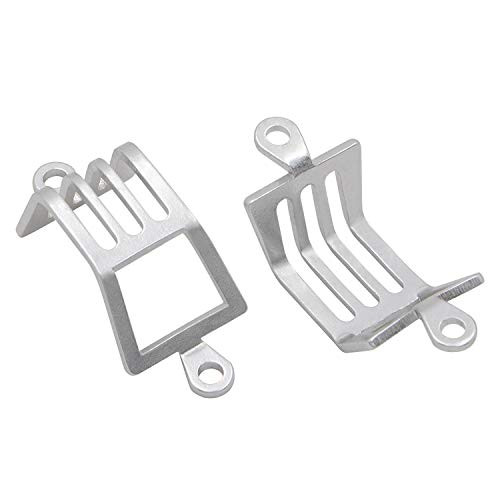 LCX Racing 110th RC Crawler Car Stainless Steel Front Light Cover Guard Grille Protector for TRX4 TRX-4 TRX-6 G500 Body LCX Racing 110th RC Crawler Car Stainless Steel Front Light Cover Guard Grille Protector for TRX4 TRX-4 TRX-6 G500 Body