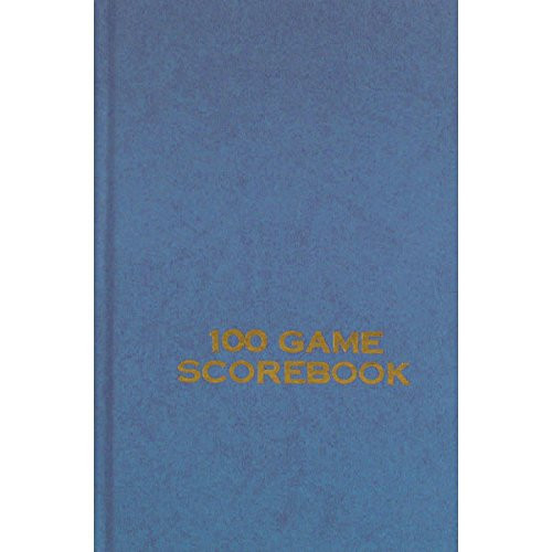 Hard Cover Chess Scorebook - Dark Blue