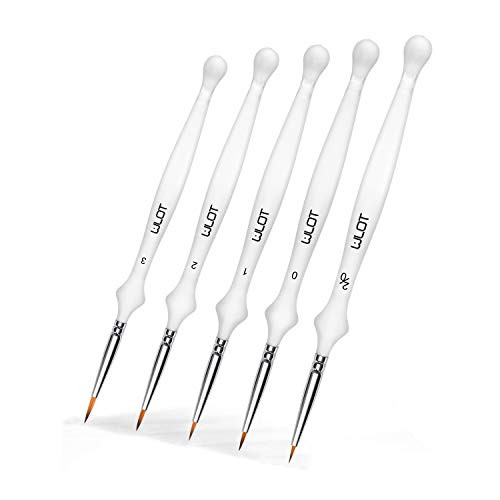 Detail Paint Brush Set5 PCS Paint Brushes Set Miniature Artist Painting Brushes for Paintings Art Acrylic Miniature Art Brushes for Watercolor Oil