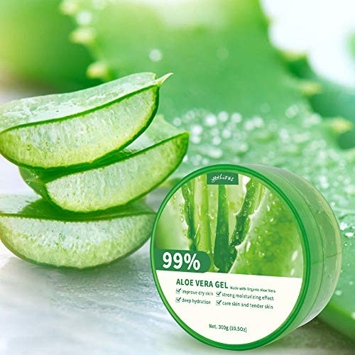 Yethious Aloe Vera Gel 99 Pure Organic Moisture Aloe Soothing Gel 10_50oz for Face Skin Hair