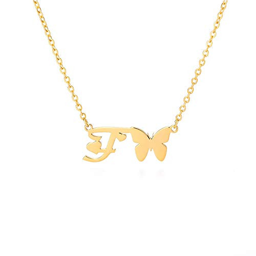Butterfly Choker Necklace Silver Gold Butterfly Pendant Necklace Dainty Choker Necklace Butterfly Chain Butterfly Necklace Choker for Teen Gilrs Aesthetic Jewelry Gift Letter F Butterfly Choker Necklace Silver Gold Butterfly Pendant Necklace Dainty Choker Necklace Butterfly Chain Butterfly Necklace Choker for Teen Gilrs Aesthetic Jewelry Gift Letter F