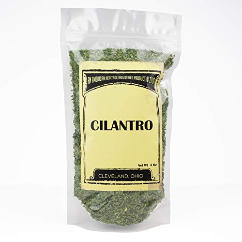 4 OZ Dried Cilantro Natural Dried Cilantro by American Heritage Industries