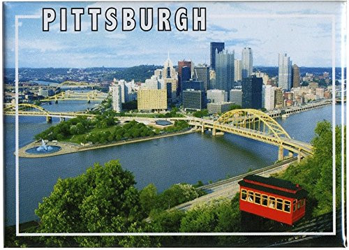 Pittsburgh Skyline Refrigerator Magnet Souvenir