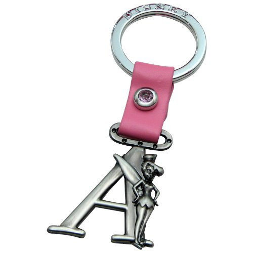 Tinker Bell Letter A Pewter Key Chain by Disney