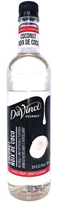 DaVinci Gourmet Classic Coconut Syrup 750 mL Plastic Bottle DaVinci Gourmet Classic Coconut Syrup 750 mL Plastic Bottle