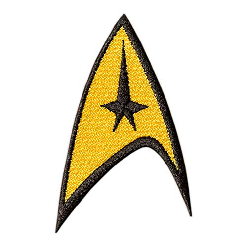 Star Trek Emblem Patch - Starship Duty Insignia - TV Series Logo - Embroidered Iron On Patches - Size 2_2 x 3_5 inches