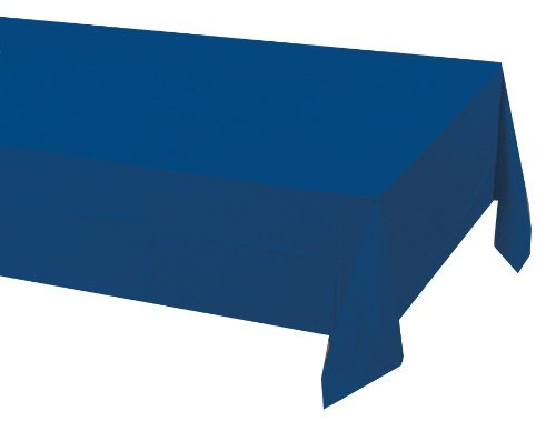 Creative Converting Touch of Color Paper Banquet Table Cover, Navy (710242)