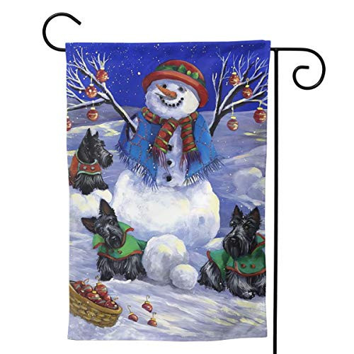 Only Pineapple Christmas Snowman Cute Dog Scottish Terrier Seasonal Family Welcome Double Sided Garden Flag Outdoor Funny Decorative Flags for Garden Yard Lawn Decor Party Gift Many Sizes Only Pineapple Christmas Snowman Cute Dog Scottish Terrier Seasonal Family Welcome Double Sided Garden Flag Outdoor Funny Decorative Flags for Garden Yard Lawn Decor Party Gift Many Sizes